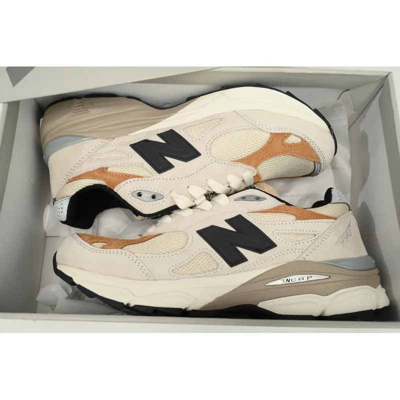 New Balance 990 Black And White Orange