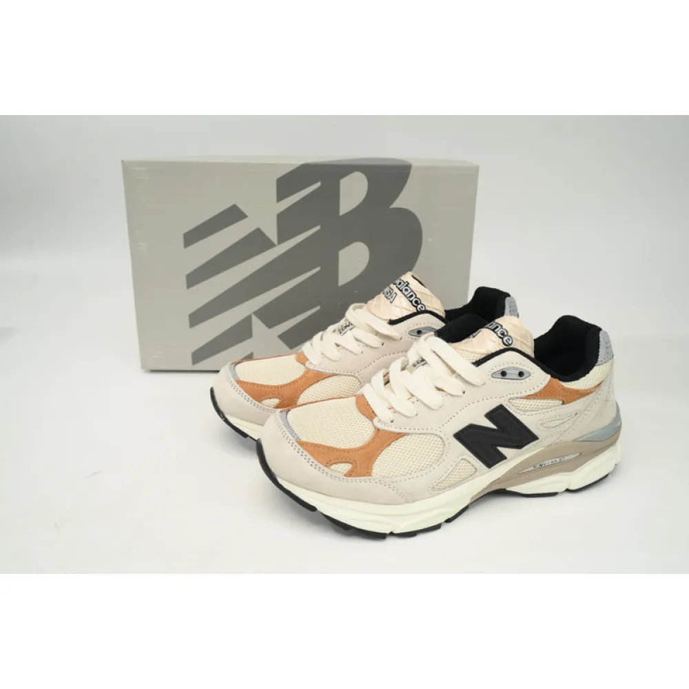 New Balance 990 Black And White Orange