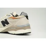 New Balance 990 Black And White Orange