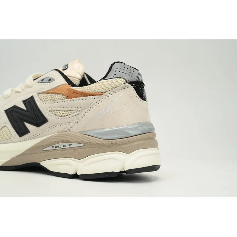 New Balance 990 Black And White Orange