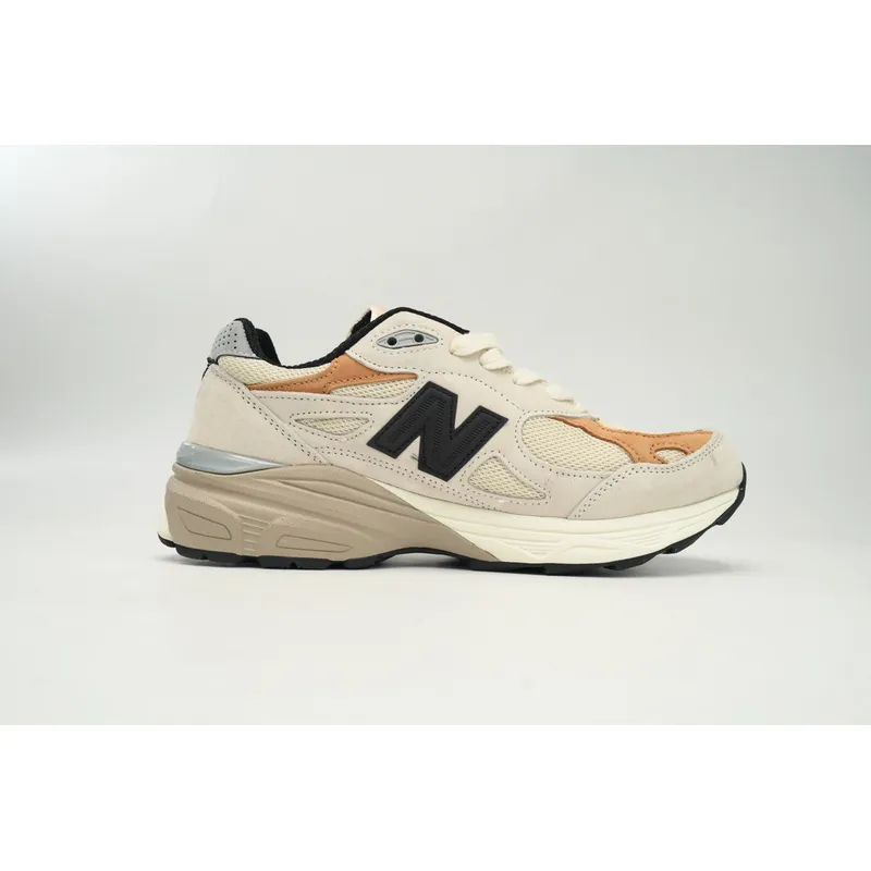 New Balance 990 Black And White Orange