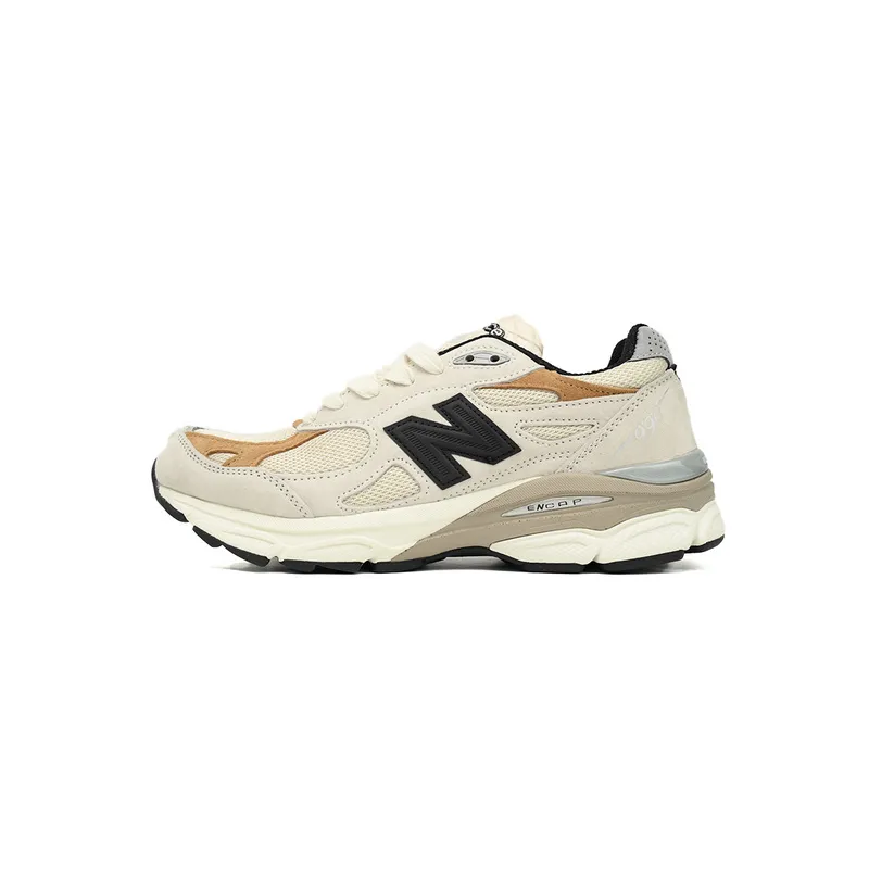 New Balance 990 Black And White Orange