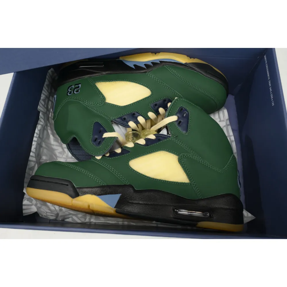 DJ Air Jordan 5 "Navy Green”