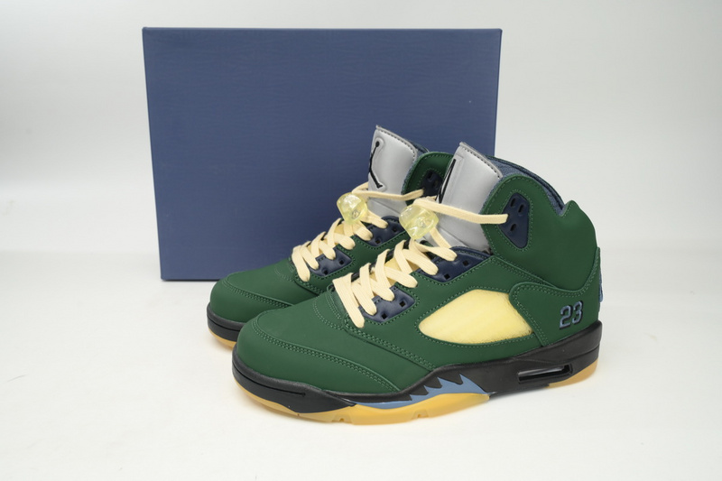 DJ Air Jordan 5 "Navy Green”
