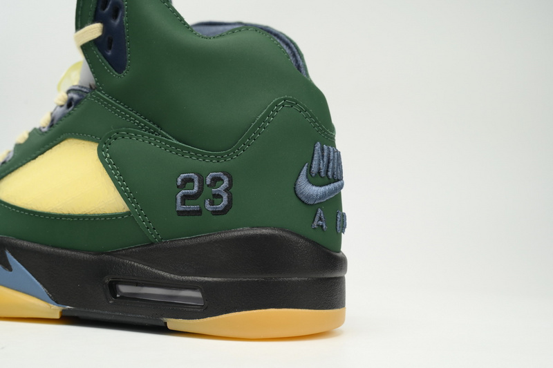 DJ Air Jordan 5 "Navy Green”