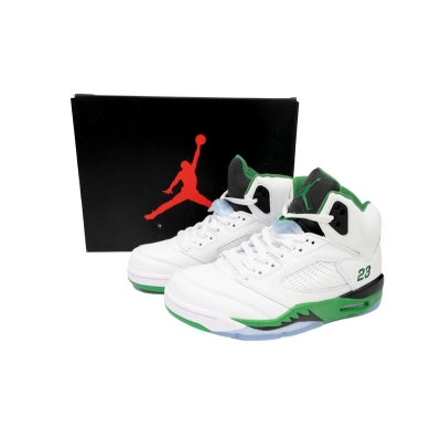 DJ Air Jordan 5 Retro "LuckyGreen” 02