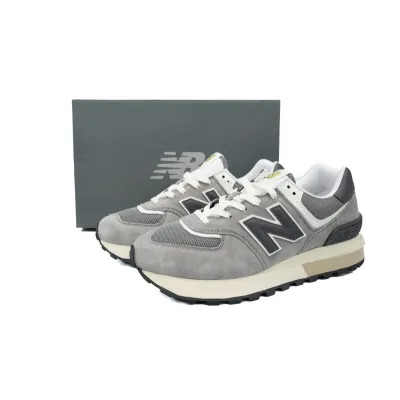 New Balance 574 Marblehead Castlerock Grey Black 02