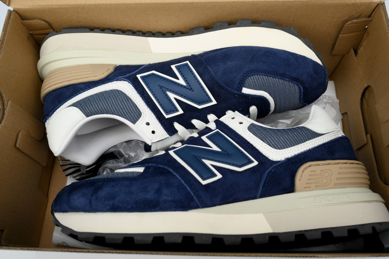 New Balance 574 Marblehead Castlerock Blue white
