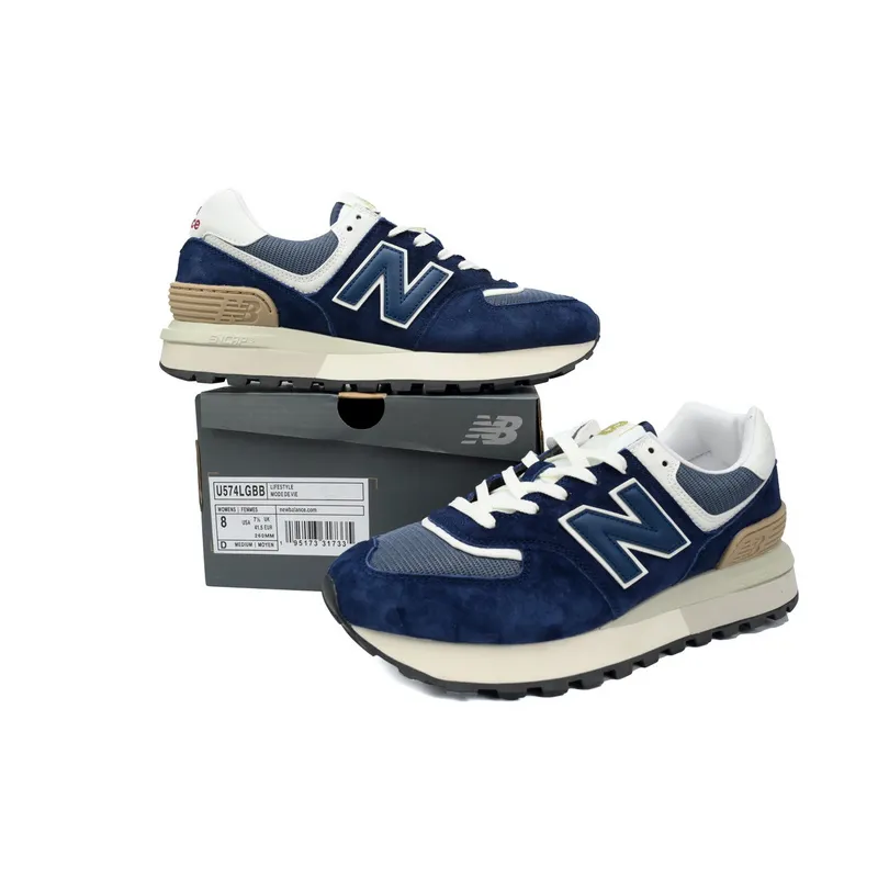 New Balance 574 Marblehead Castlerock Blue white