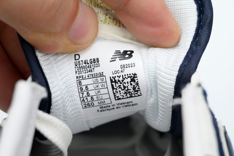 New Balance 574 Marblehead Castlerock Blue white