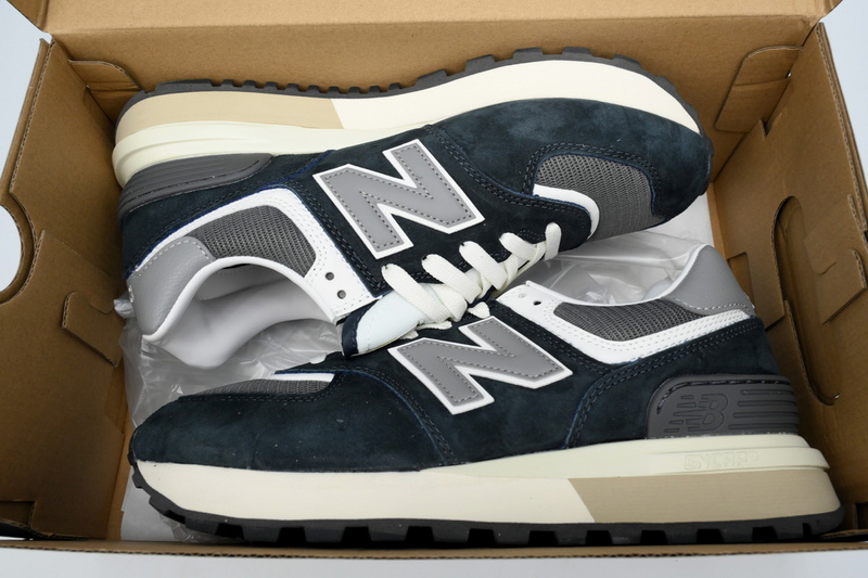 New Balance 574 Marblehead Castlerock Dark blue black grey