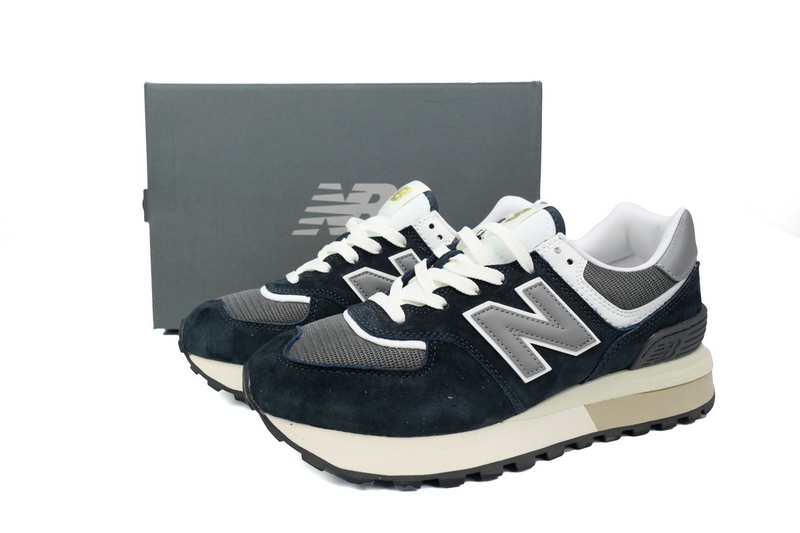 New Balance 574 Marblehead Castlerock Dark blue black grey