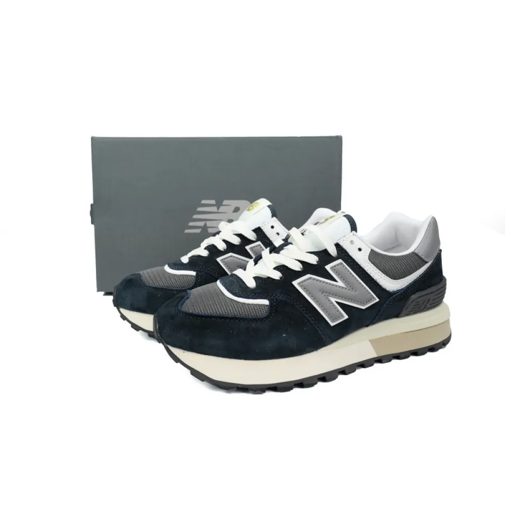 New Balance 574 Marblehead Castlerock Dark blue black grey