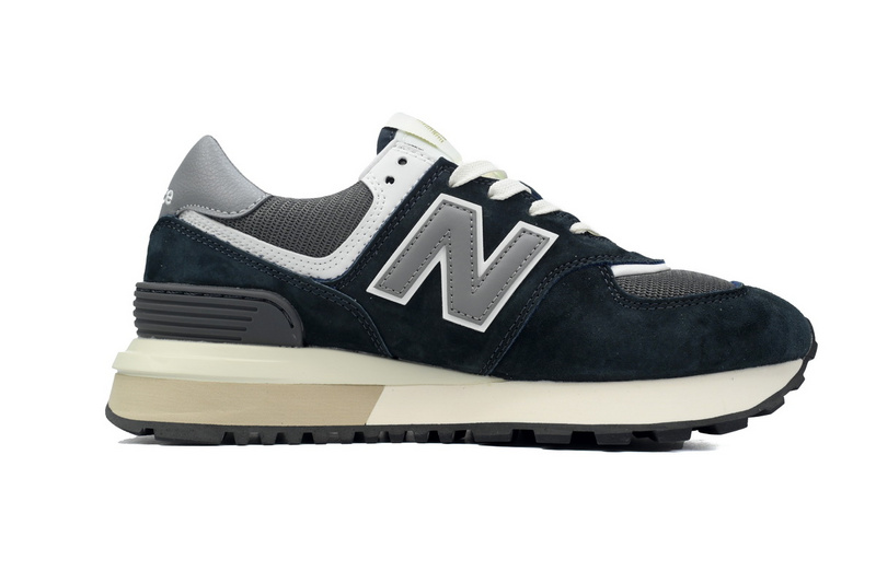 New Balance 574 Marblehead Castlerock Dark blue black grey