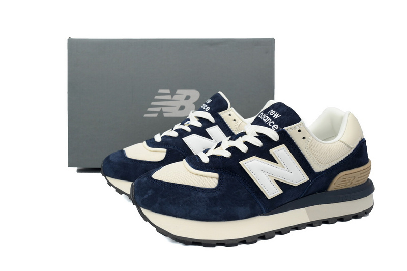 New Balance 574 Marblehead Castlerock Dark blue white
