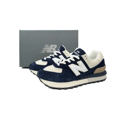 New Balance 574 Marblehead Castlerock Dark blue white 02