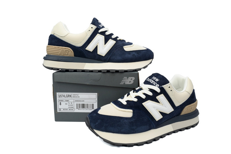 New Balance 574 Marblehead Castlerock Dark blue white