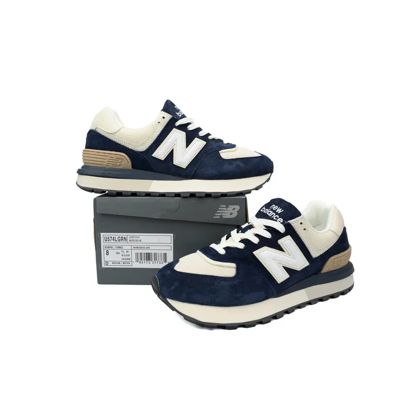 New Balance 574 Marblehead Castlerock Dark blue white