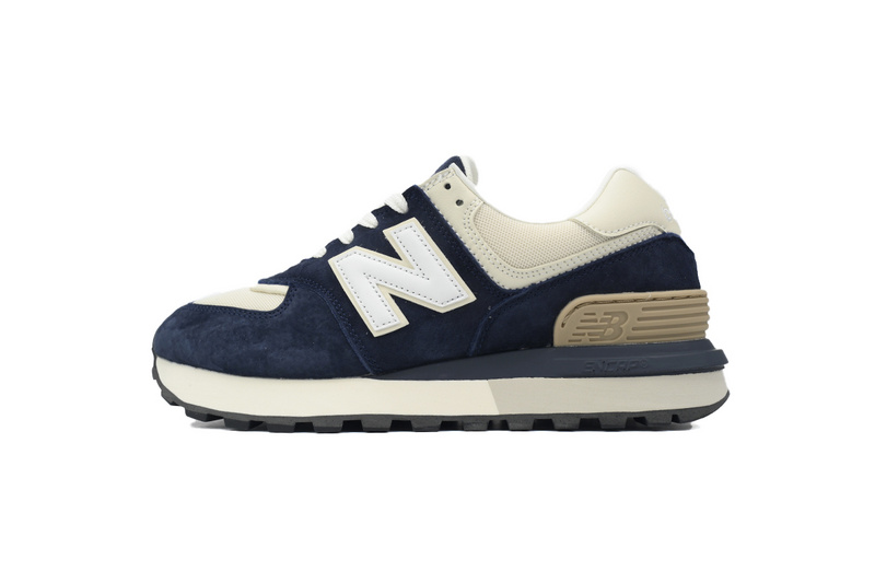 New Balance 574 Marblehead Castlerock Dark blue white