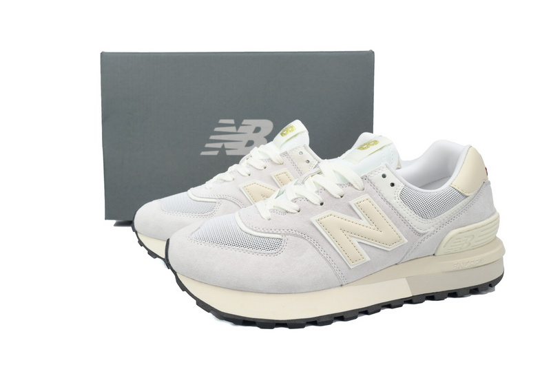 New Balance 574 Marblehead Castlerock Grey White