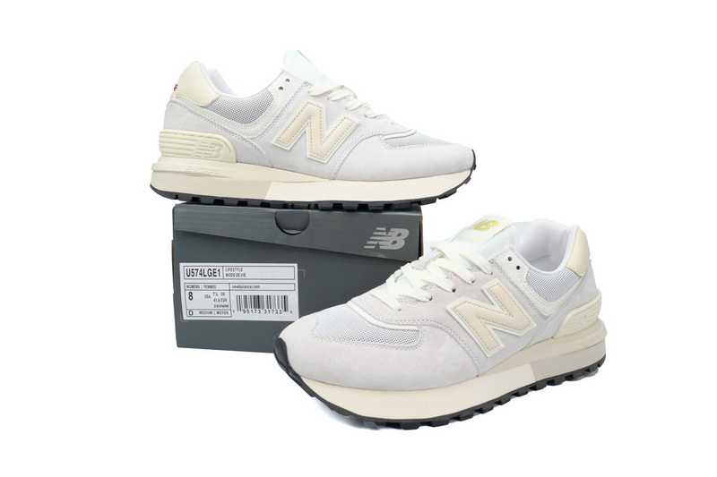 New Balance 574 Marblehead Castlerock Grey White