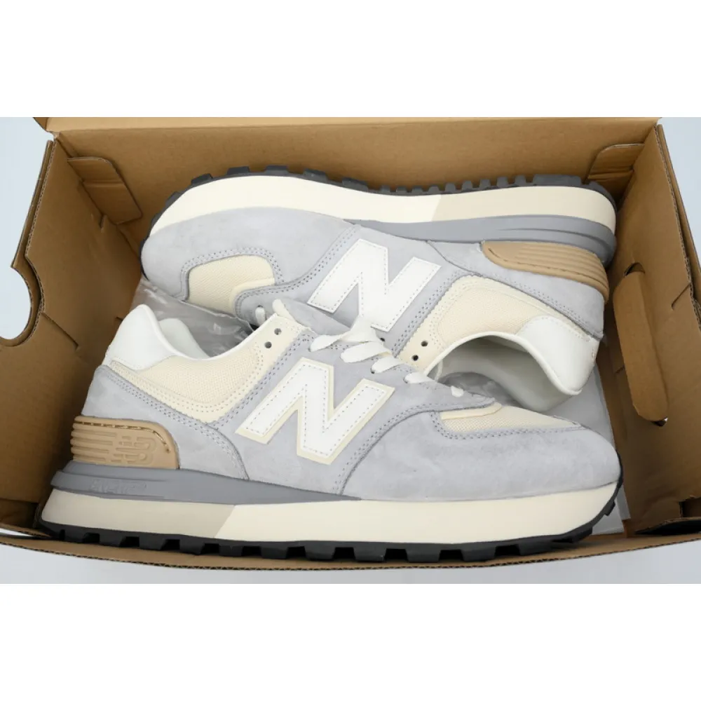 New Balance 574 Marblehead Castlerock Grey White GRG