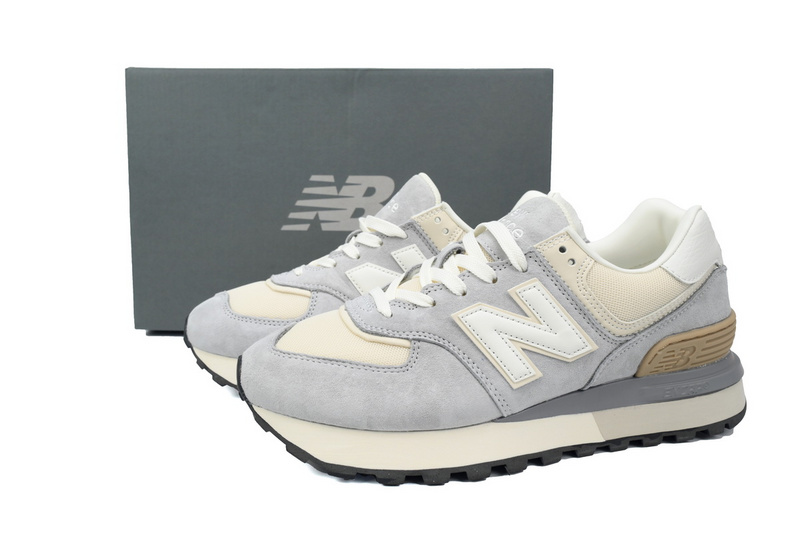 New Balance 574 Marblehead Castlerock Grey White GRG