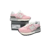 New Balance 574 Marblehead Castlerock Pink white