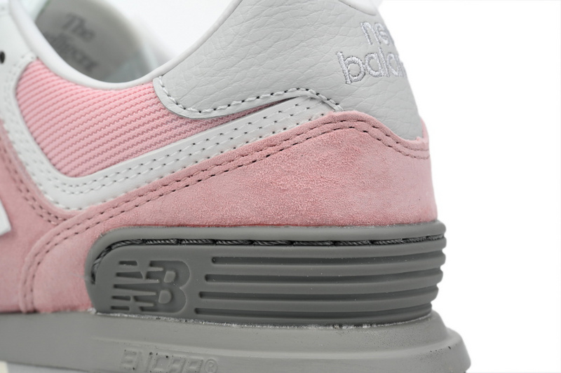 New Balance 574 Marblehead Castlerock Pink white