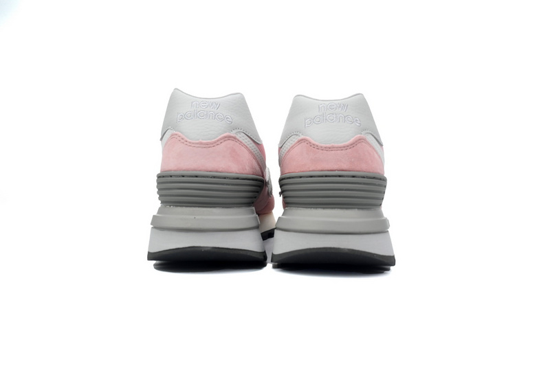 New Balance 574 Marblehead Castlerock Pink white