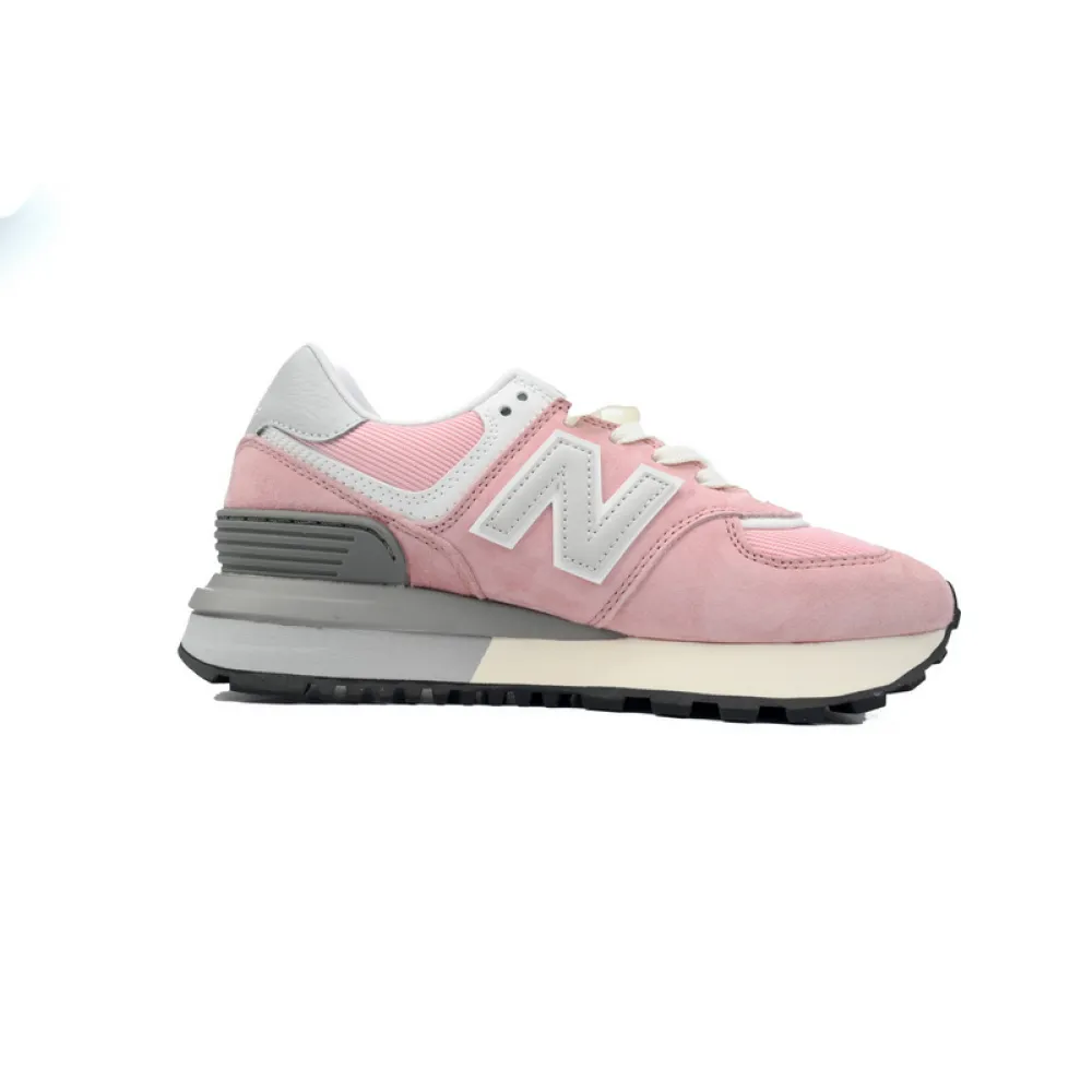 New Balance 574 Marblehead Castlerock Pink white