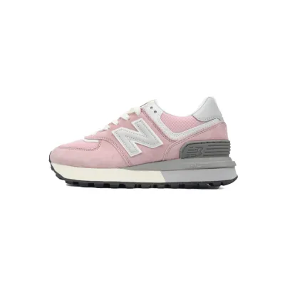 New Balance 574 Marblehead Castlerock Pink white 01