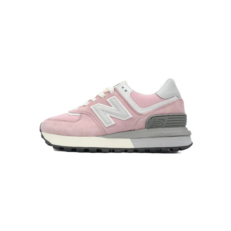 New Balance 574 Marblehead Castlerock Pink white