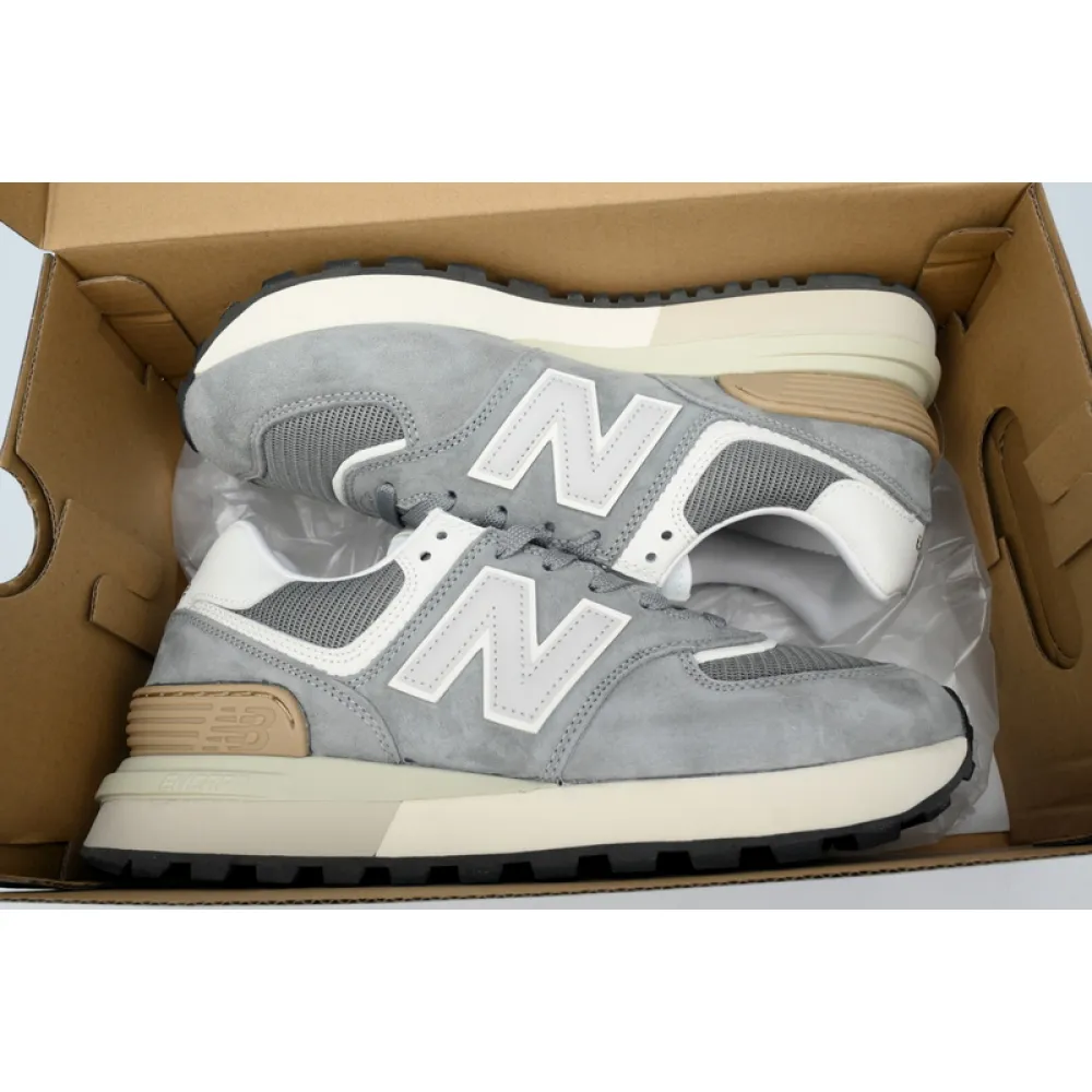 New Balance 574 Marblehead Castlerock White grey