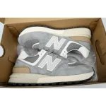 New Balance 574 Marblehead Castlerock White grey