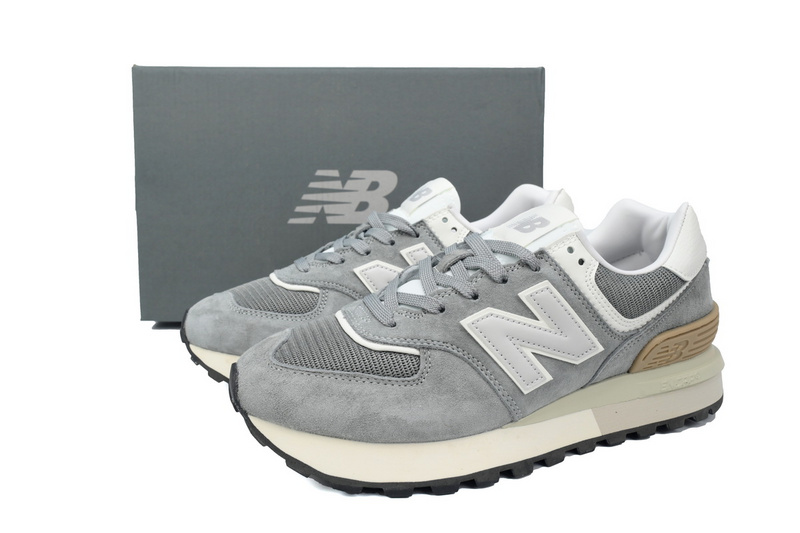 New Balance 574 Marblehead Castlerock White grey