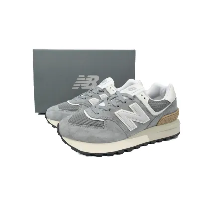 New Balance 574 Marblehead Castlerock White grey 02