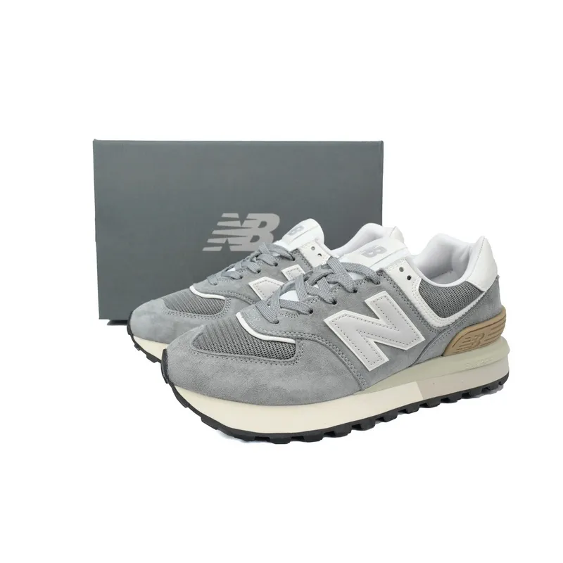 New Balance 574 Marblehead Castlerock White grey