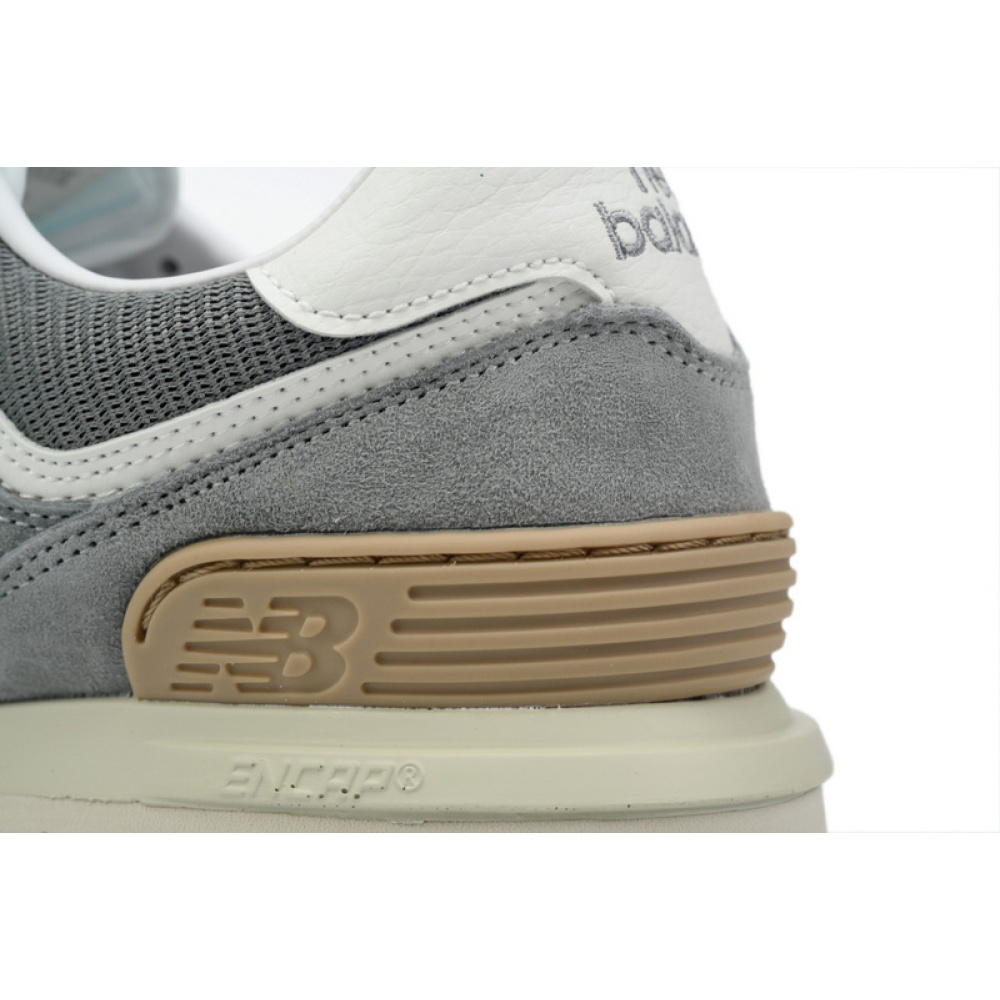 New Balance 574 Marblehead Castlerock White grey