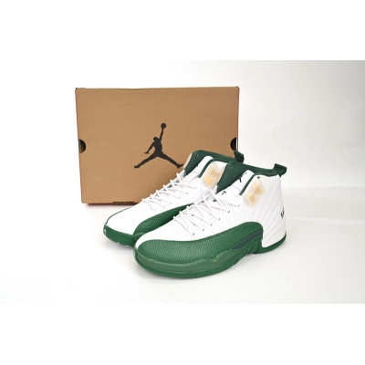 DJ Air Jordan 12 White Green 02