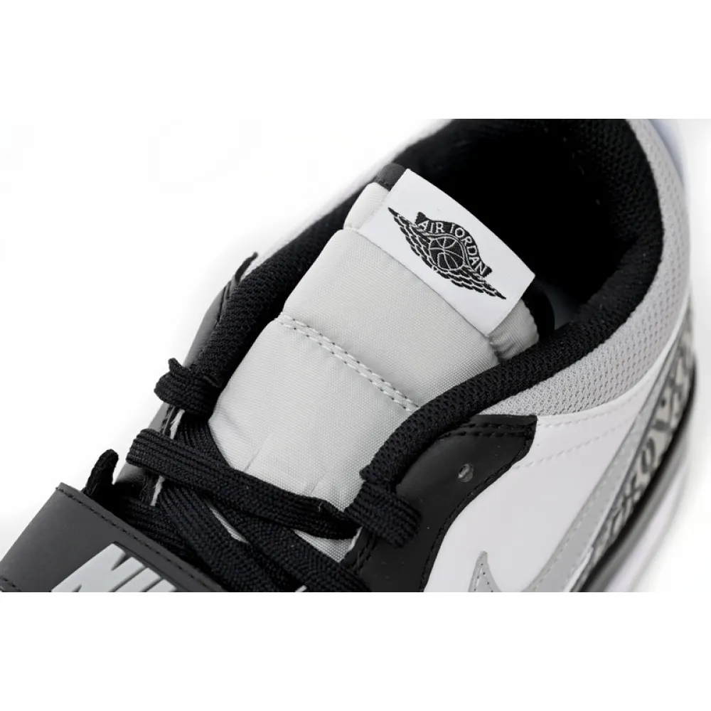 Air Jordan AJ312 White And Black Soot