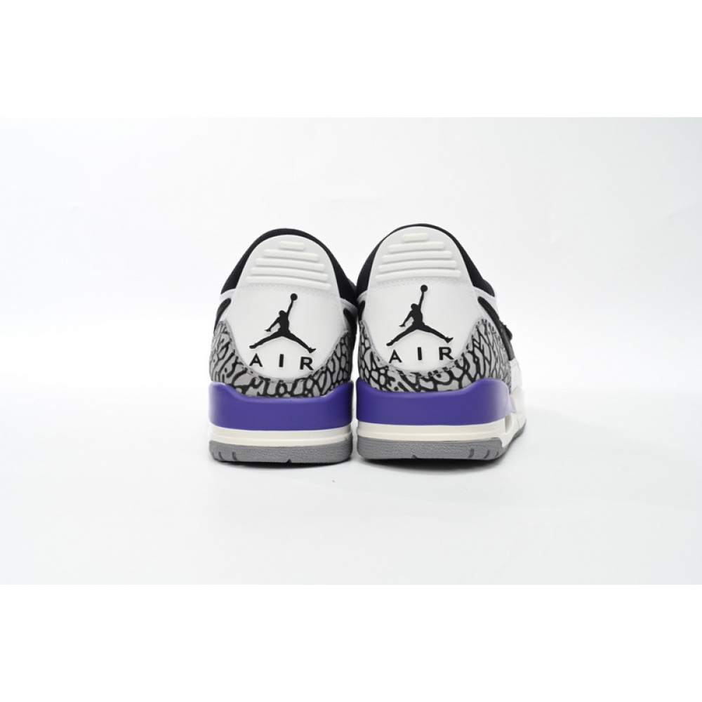 Air Jordan AJ312 White Yellow Purple