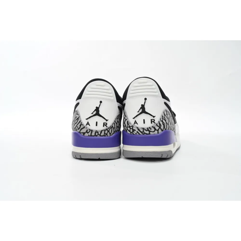 Air Jordan AJ312 White Yellow Purple