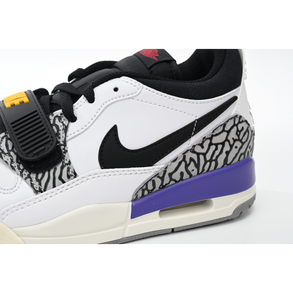 Air Jordan AJ312 White Yellow Purple