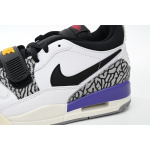 Air Jordan AJ312 White Yellow Purple