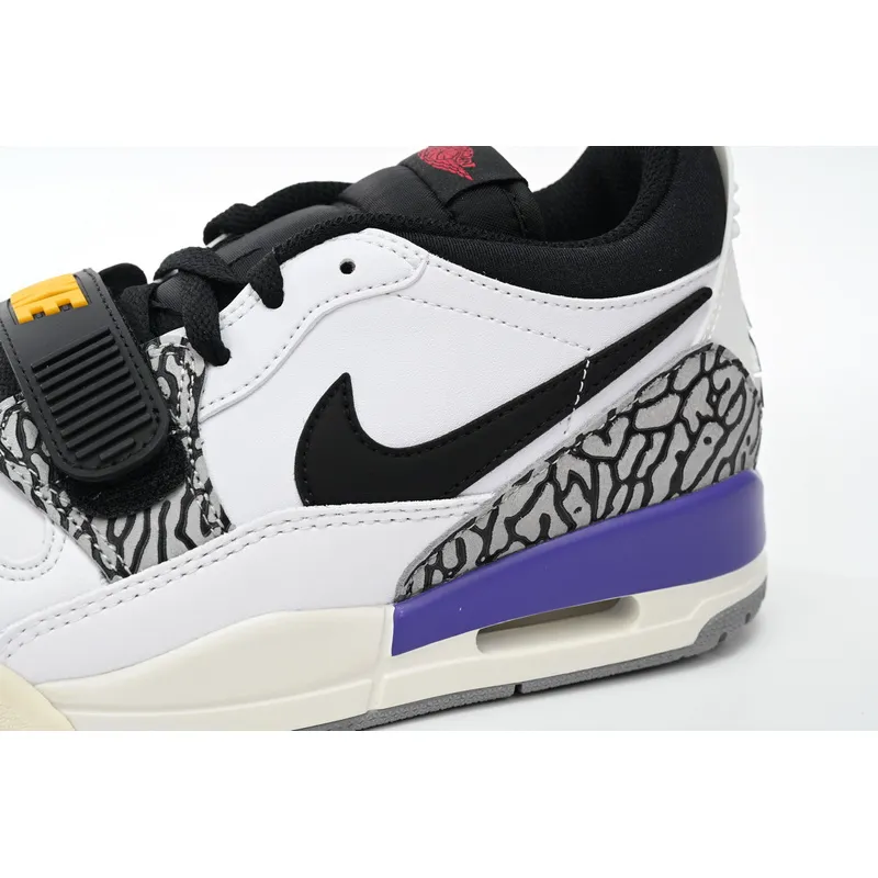Air Jordan AJ312 White Yellow Purple