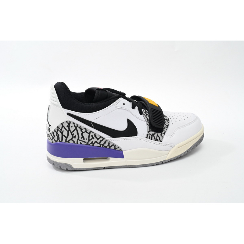 Air Jordan AJ312 White Yellow Purple