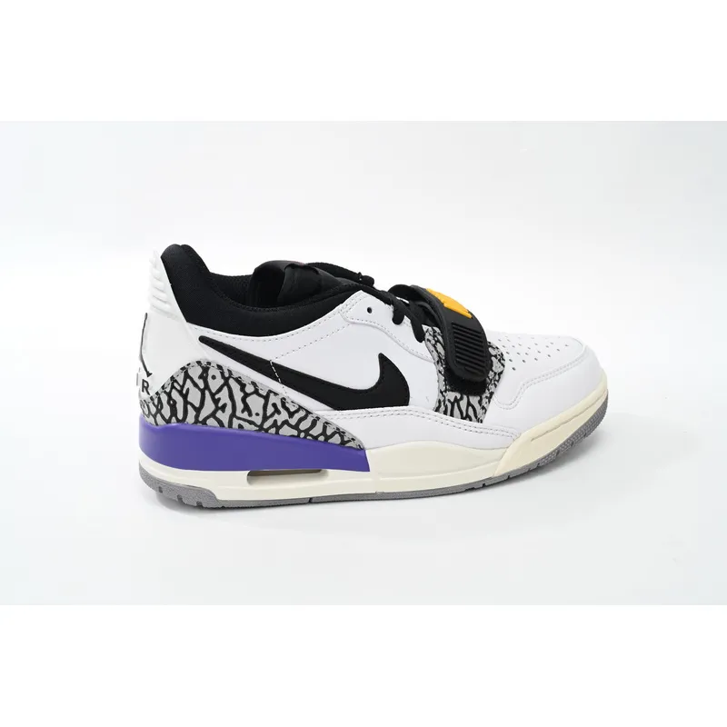 Air Jordan AJ312 White Yellow Purple