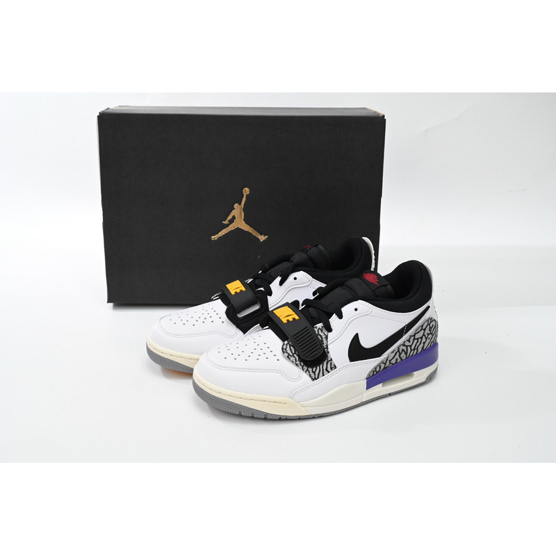 Air Jordan AJ312 White Yellow Purple