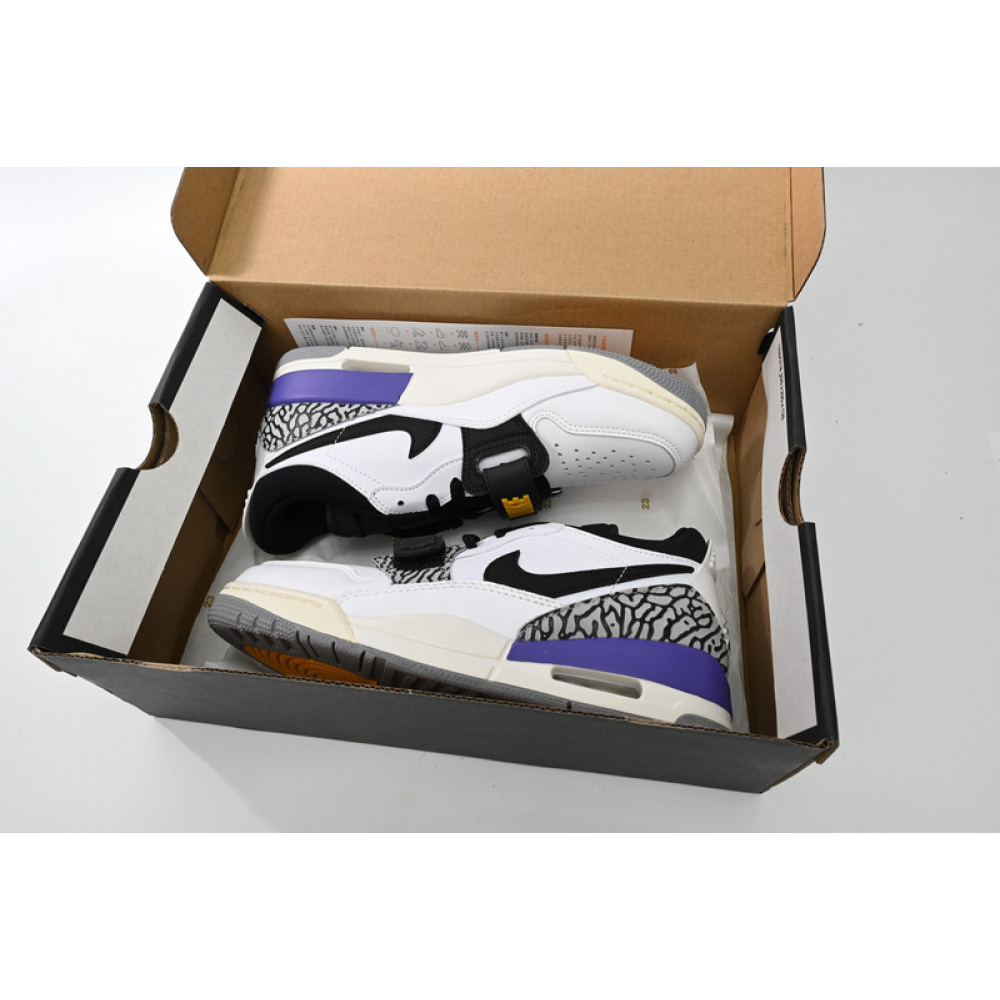 Air Jordan AJ312 White Yellow Purple